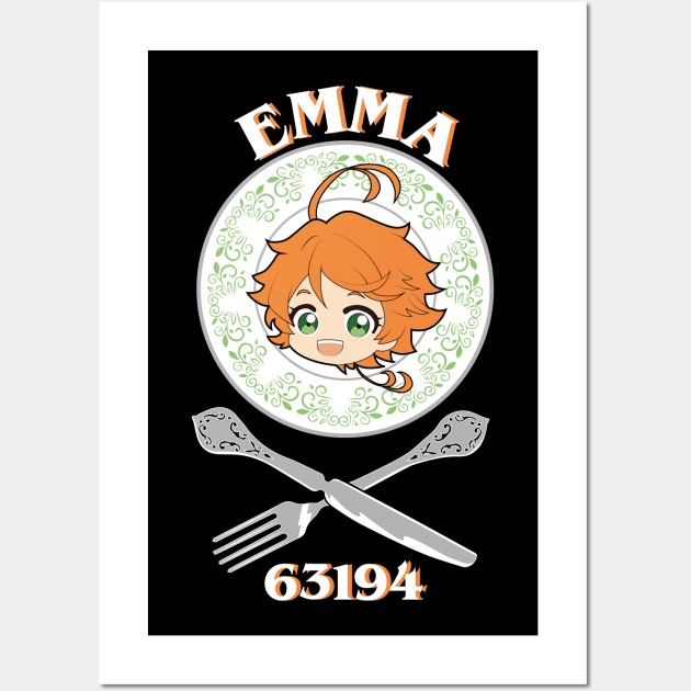 THE PROMISED NEVERLAND: EMMA CHIBI Wall Art by FunGangStore